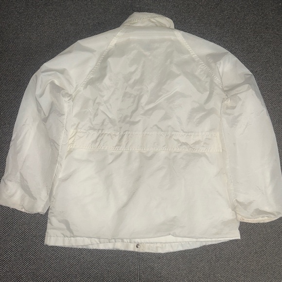 Vintage 80s White Windbreaker Jacket - Picture 4 of 4